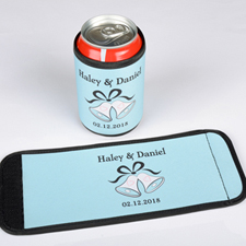 Wedding Bells Personalised Can And Bottle Wrap