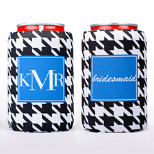 Hounds Tooth Personalised Can Cooler