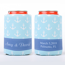 Ocean Anchor Personalised Can Cooler