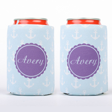 Sky Anchor Personalised Can Cooler
