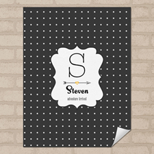 Dots Personalised Name Poster Print Small 8.5