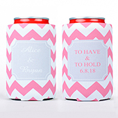 Pink Have And Hold Personalised Can Cooler