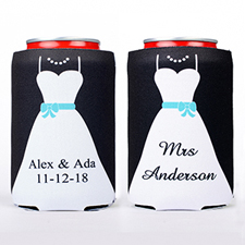Bride Personalised Can Cooler