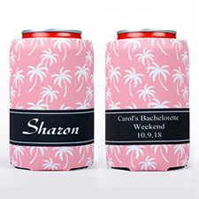 Carol Palm Tree Personalised Can Cooler