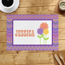 Flower Personalised Placemat
