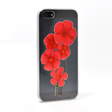 Flower Custom Raised 3D iPhone 5 Case