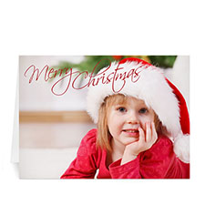Custom Printed Merry Christmas Fun Greeting Card