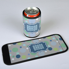 Aqua Dots Personalised Can And Bottle Wrap