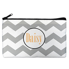 Chevron Personalised Cosmetic Bag (Many Colour)
