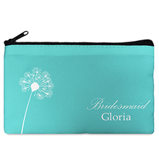 Floral Personalised Cosmetic Bag Medium