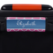Pink Clover Personalised Luggage Handle Wrap