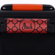 Red Clover Personalised Luggage Handle Wrap