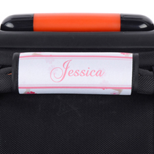 Cherry Blossom Personalised Luggage Handle Wrap