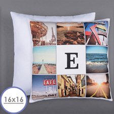 Instagram Personalised 8 Collage Photo Pillow 16