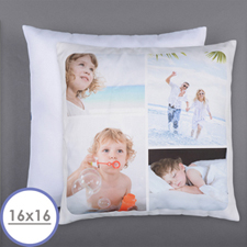 Personalised 4 Collage Photo Pillow 16