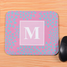 Pink Blooms Personalised Mousepad