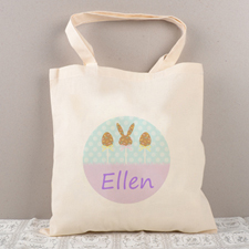 Easter Chocolate Personalised Tote For Kids