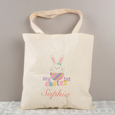 My First Easter Personalised Tote For Girls