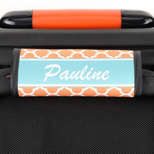 Orange Clover Personalised Luggage Handle Wrap