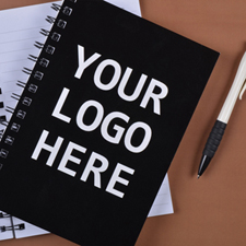 Print Your Logo Here Notebook
