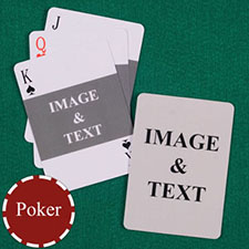 My Own Poker Landscape Photo Custom 2 Side Playing Cards