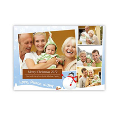 Create Your Own Photo Invitation Cards, Love, Peace And Joy Invitations