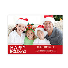 Create Your Own Seasonal Photo Cards, Merry Christmas Joy Invitations