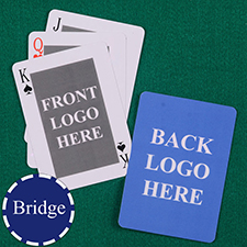 Bridge Size Playing Cards Classic Custom 2 Sides