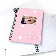Create Your Own Happy Baby Girl Notebook