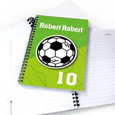 Personalised Athletic Notebook, Soccer