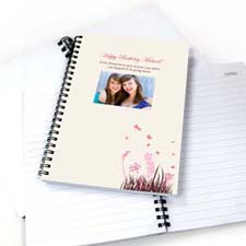 Create Your Own Spring In Pink Photo Notebook