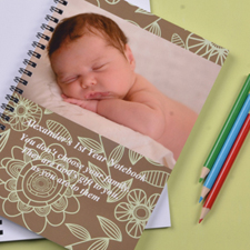 Create Your Own Field Of Flowers Photo Notebook