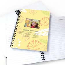 Create Your Own Summer Floral Star Photo Notebook
