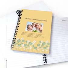 Create Your Own Floral Design Photo Notebook