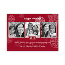 Create My Own Snowing Happiness Three Collage Invitation Cards