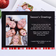 Create My Own Red Merry Miracle Portrait Photo Invitation Cards