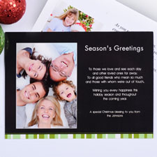 Create My Own Green Merry Miracle Portrait Photo Invitation Cards