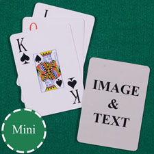 Mini Size Playing Cards Jumbo Index