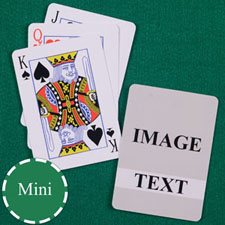 Mini Size Playing Cards Classic Transparent Standard Index