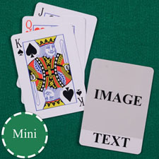 Mini Size Playing Cards Cool Transparent Standard Index