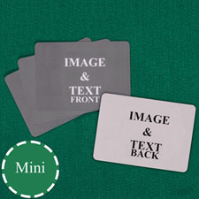 Mini Size Playing Cards Landscape Custom Cards