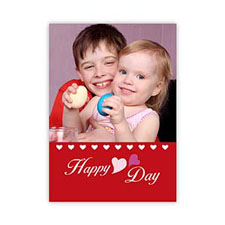Sweet Love Personalised Photo Valentine Card, 5