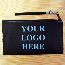 Personalised Custom Imprint Promotional (2 Side Same Logo) Clutch Bag 5.5