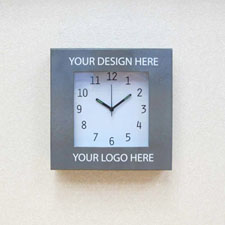 Custom Imprint Design Personalised Clock