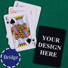 Print Your Design Bridge Size Playing Cards Standard Index
