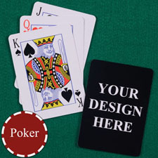 Personalised Design Poker Size Standard Index Playing Cards