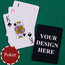 Personalised Design Poker Jumbo Index Playing Cards