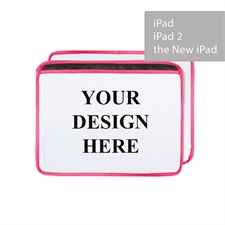 Personalised Premium Ultra-Plush Padded Sleeve for iPad (Landscape)