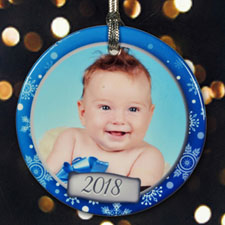 Personalised Wishing You Happiness Ornament