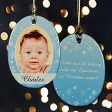Personalised Cheery Snowflakes Ornaments